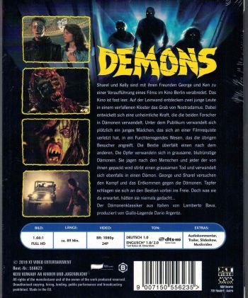 Demons 1 - Uncut Edition (blu-ray)