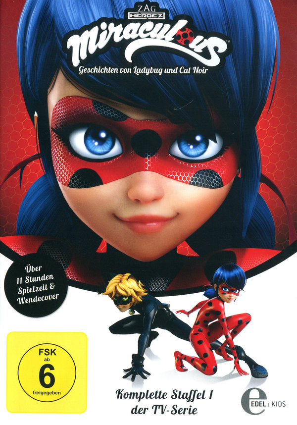 Miraculous - Geschichten von Ladybug und Cat Noir - Staffelbox 1  [3 DVDs]  (DVD)