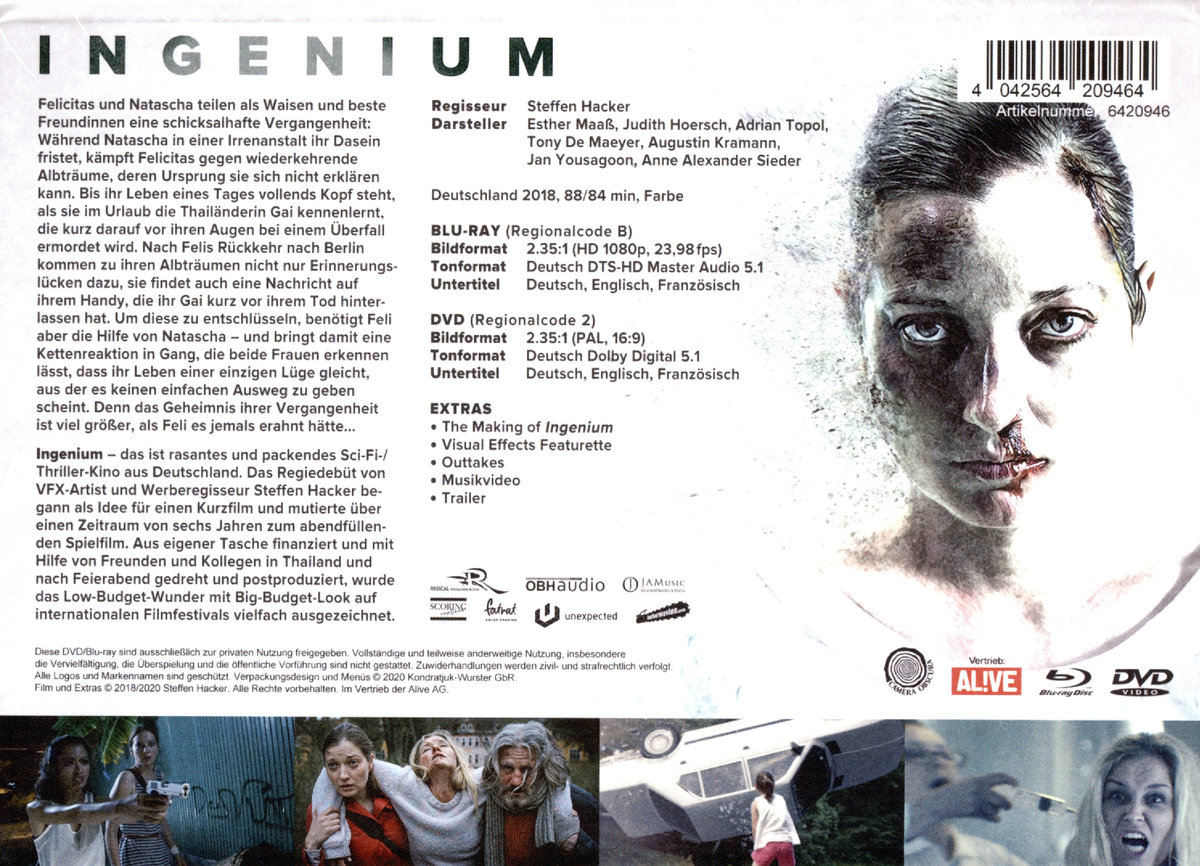 Ingenium - Limited Mediabook Edition (DVD+blu-ray)