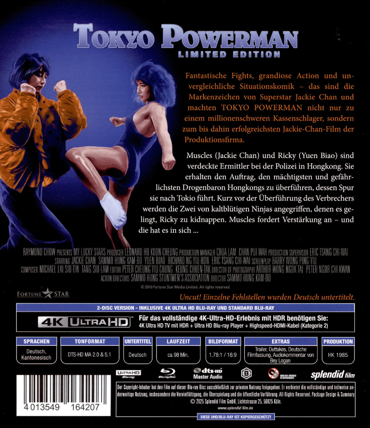 Tokyo Powerman - Limited Edition  (4K Ultra HD) (+ Blu-ray)