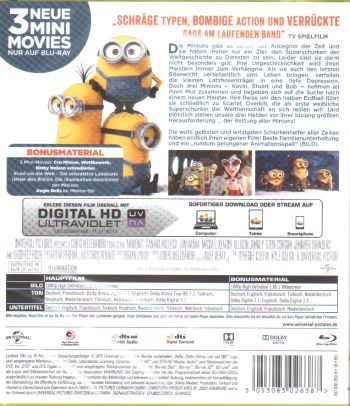 Minions (blu-ray)