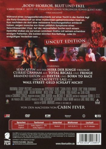 Cabin Fever 3: Patient Zero - Uncut Edition