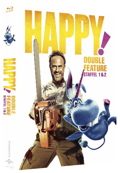 Happy - Double Feature - Staffel 1+2 - Uncut Mediabook Edition (blu-ray) (B)