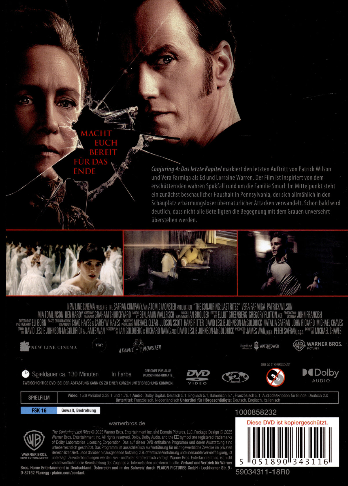 The Conjuring 4: Das letzte Kapitel  (DVD)
