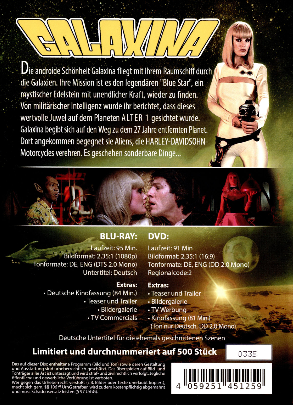 Galaxina - Uncut Mediabook Edition (DVD+blu-ray) (A)