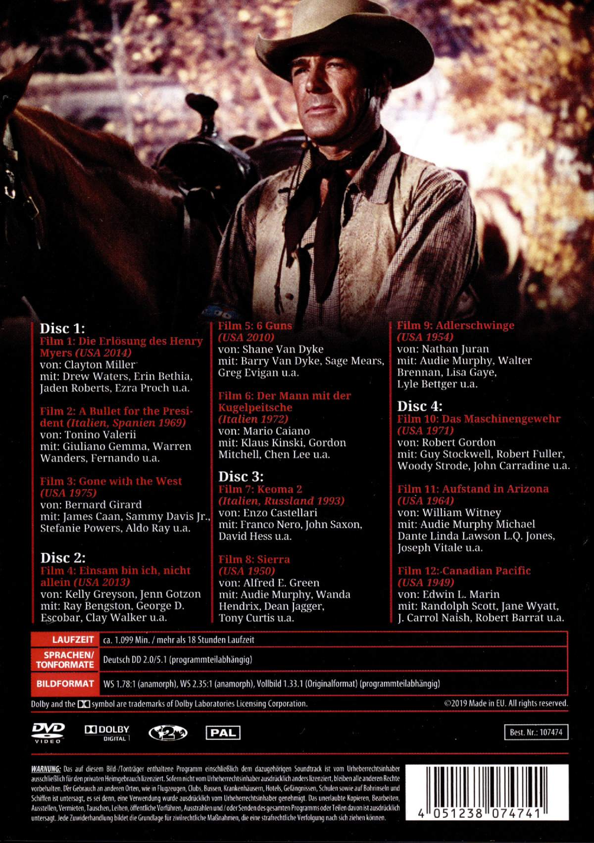 Western Legende - The Ballad of Wild West  [4 DVDs]  (DVD)