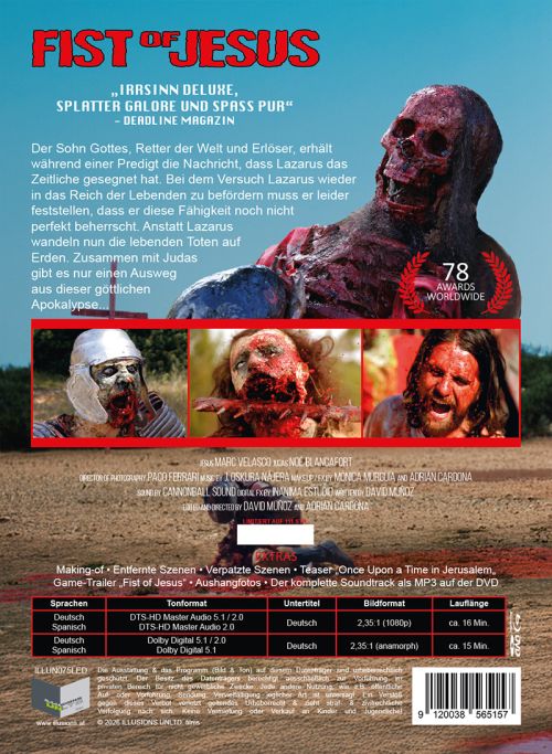 Fist of Jesus - Uncut Mediabook Edition (DVD+blu-ray) (D)