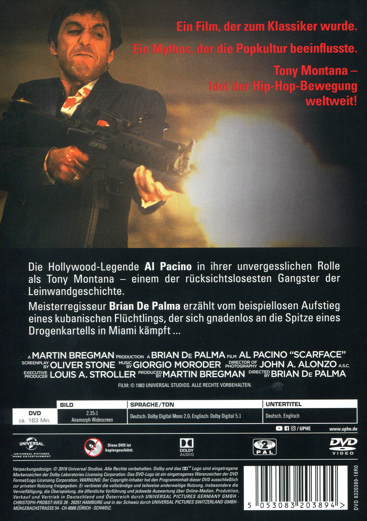 Scarface (ungekürzt) - 1 Disc Edition  (DVD)