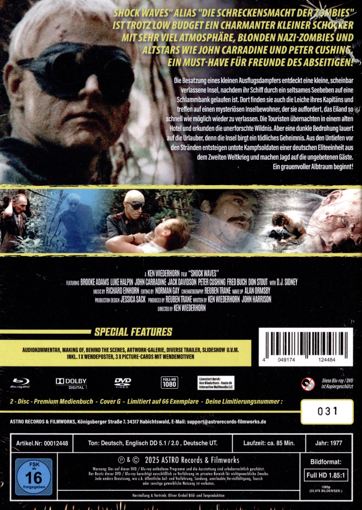 Schreckensmacht der Zombies, Die - Uncut Mediabook Edition  (DVD+blu-ray) (G)