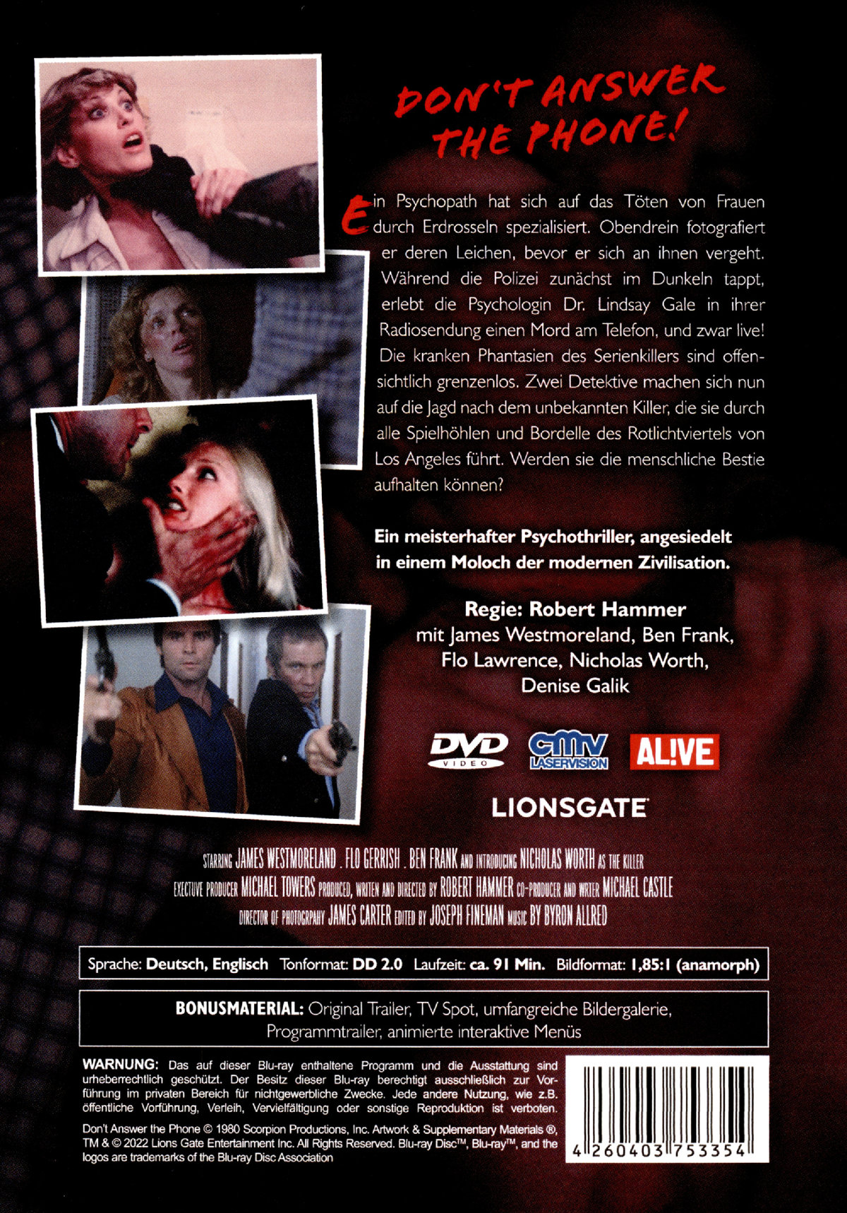 Todesschrei per Telefon - Uncut Edition