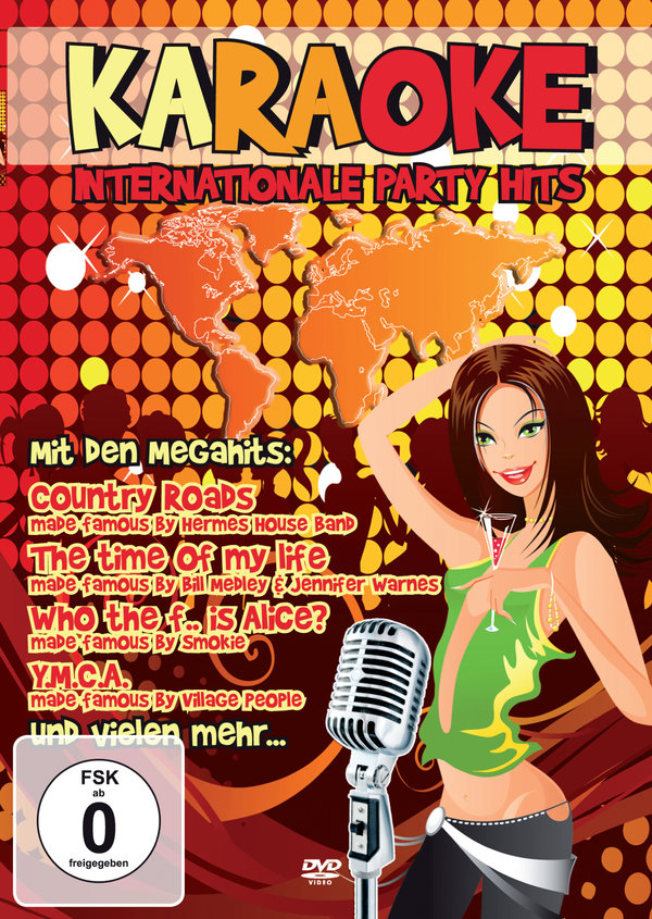 Karaoke - Internationale Party Hits  (DVD)