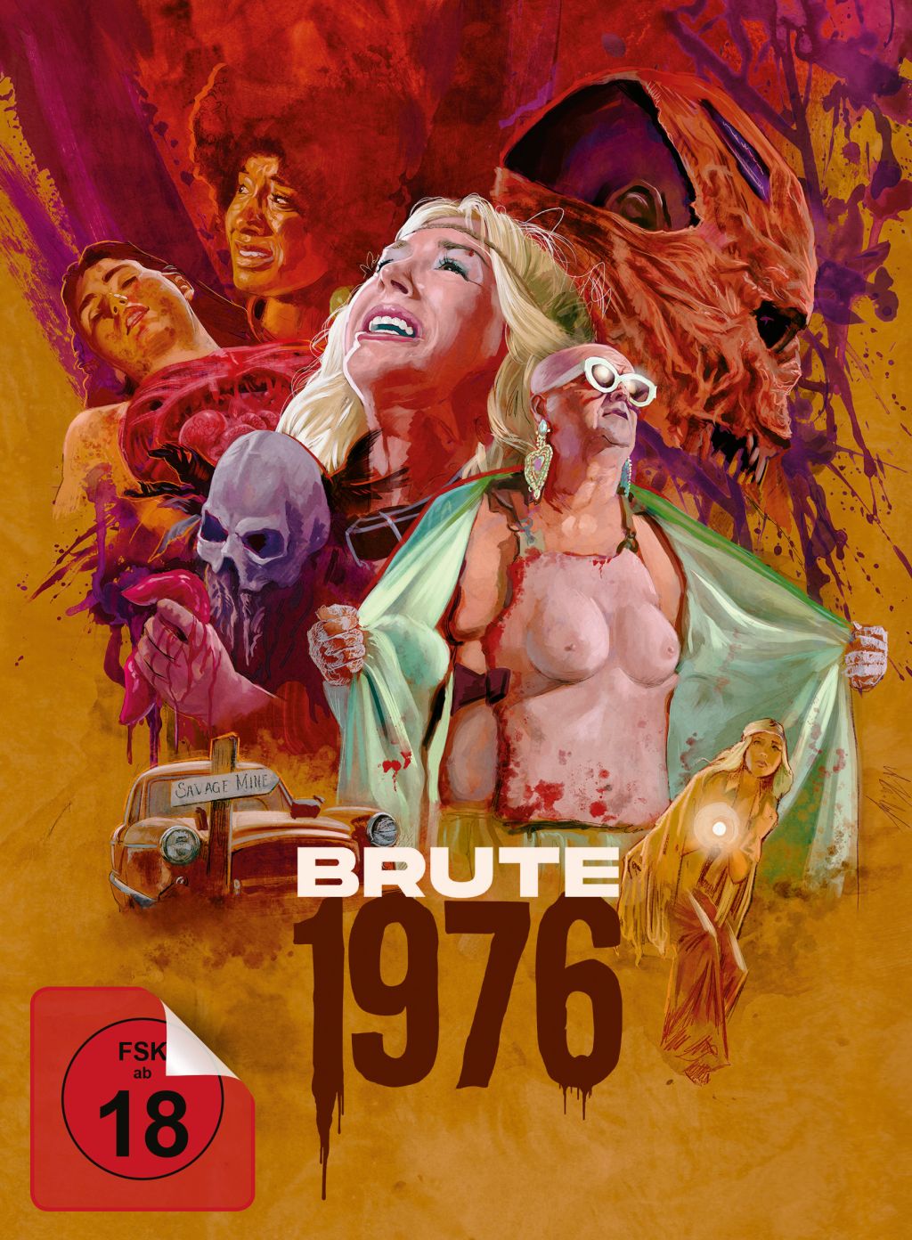Brute 1976 - Uncut Mediabook Edition  (DVD+blu-ray) (C)