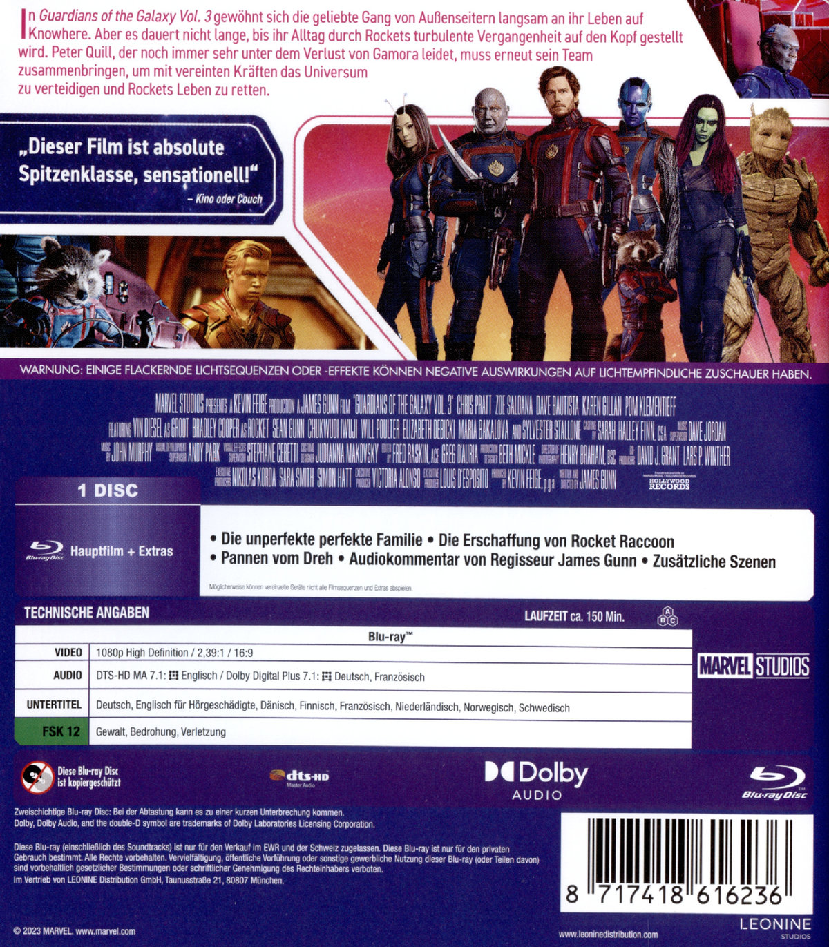 Guardians of the Galaxy Vol. 3 (blu-ray)