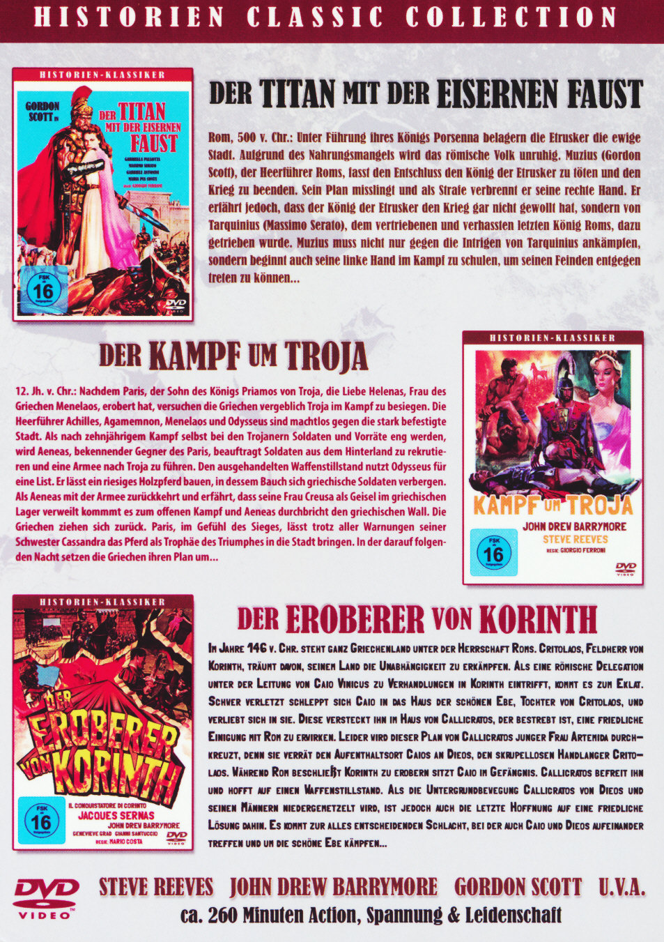 Historien Classic Collection  [3 DVDs]  (DVD)