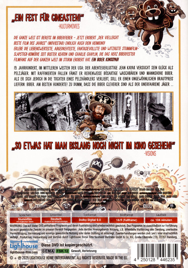 Hundrets of Beavers  (DVD)