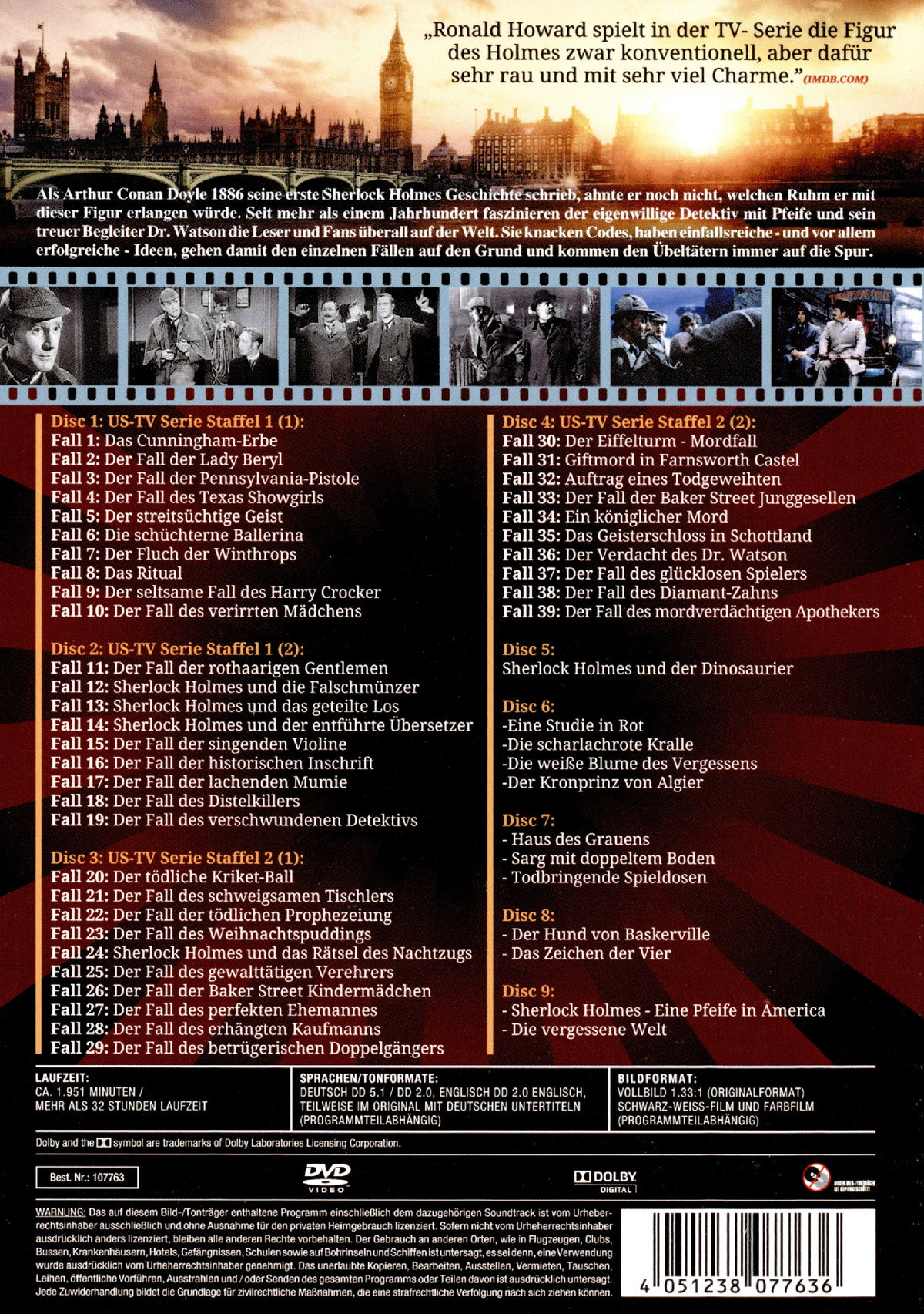 Sherlock Holmes - Die grosse Gesamtbox