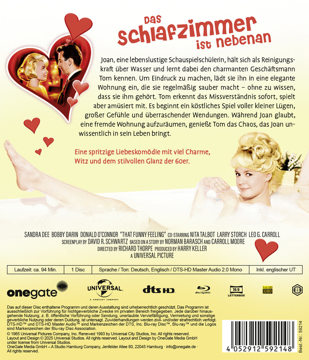 Das Schlafzimmer ist nebenan  (Blu-ray Disc)