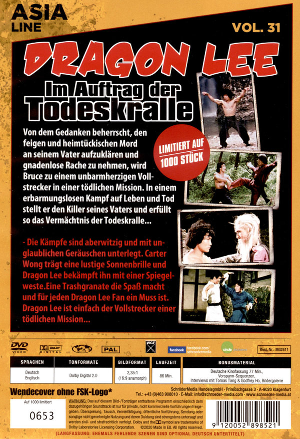 Im Auftrag der Todeskralle - Asia Line