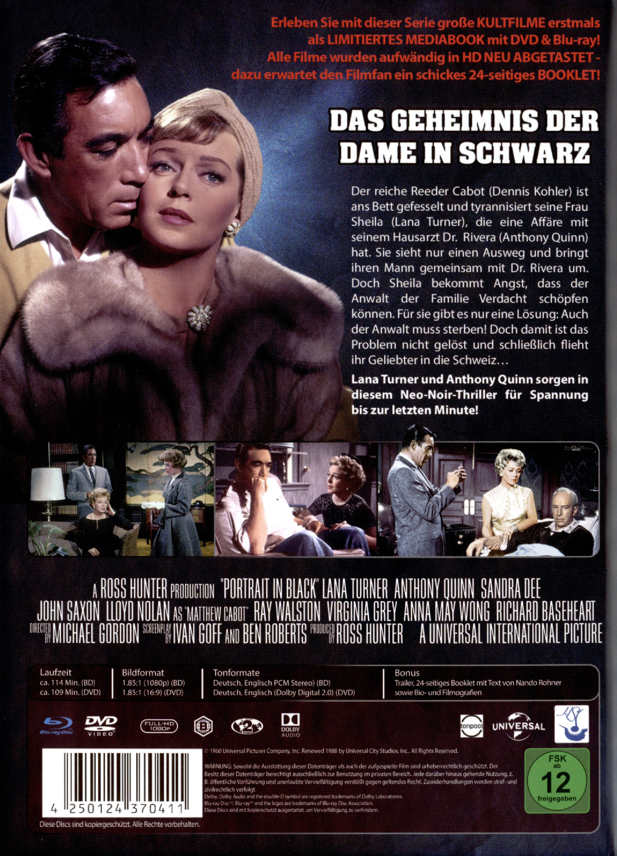 Geheimnis der Dame in Schwarz, Das - Limited Mediabook Edition (DVD+blu-ray)