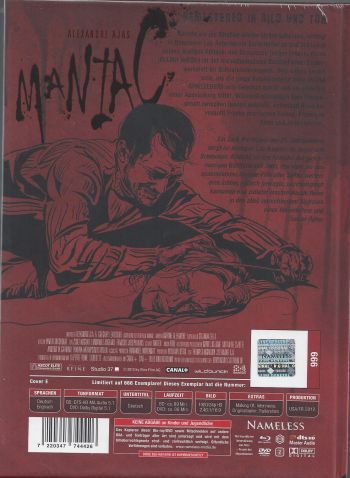 Maniac - Alexandre Aja - Uncut Mediabook Edition (DVD+blu-ray+4K Ultra HD) (Cover Rot)