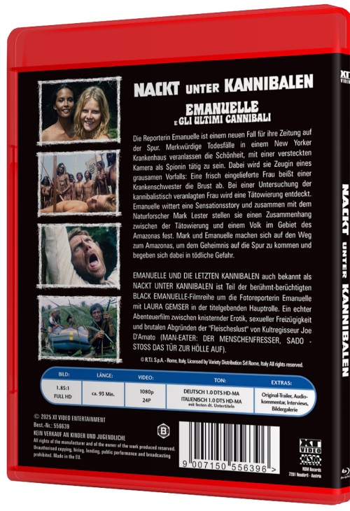 Nackt unter Kannibalen - Emanuelle und die letzten Kannibalen - Uncut Edition  (blu-ray) 
