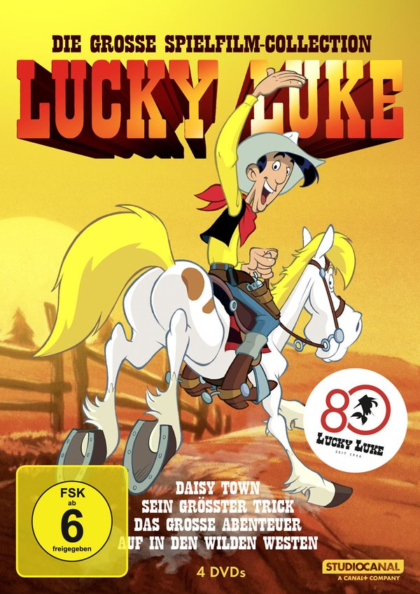 Lucky Luke: Die große Spielfilm-Collection  [4 DVDs]  (DVD)