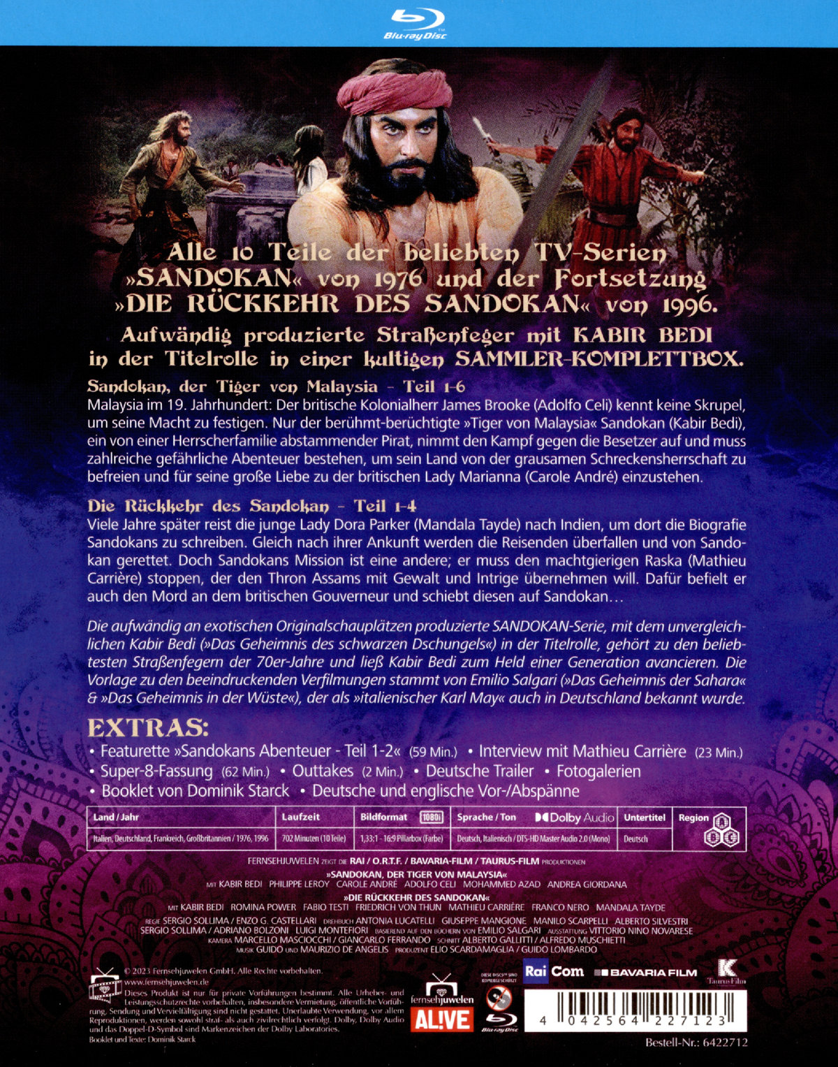 Sandokan - Komplettbox Neuauflage - Restored Version (blu-ray)