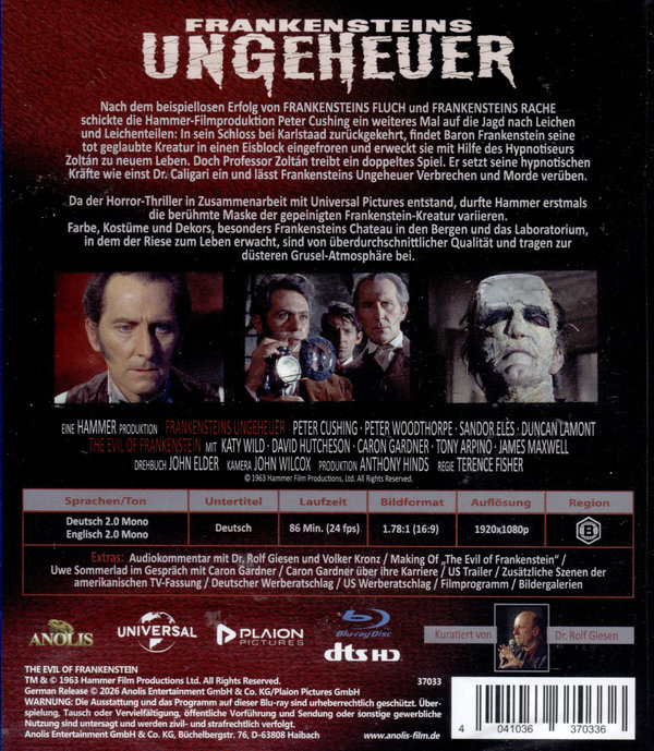Frankensteins Ungeheuer  (Blu-ray Disc)