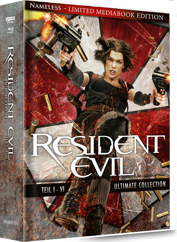 Resident Evil 1-6 - Uncut Big Mediabook Edition (4K Ultra HD+blu-ray) (A)