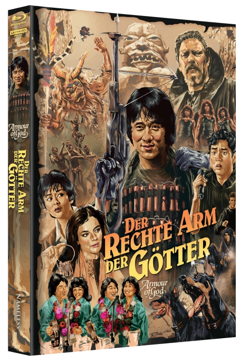 Armour of God 1+2 - Uncut Mediabook Schuber Edition  (4K Ultra HD+blu-ray)