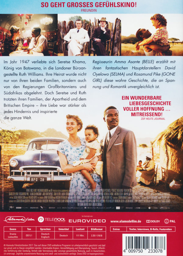 A United Kingdom - Ihre Liebe veränderte die Welt  (DVD)