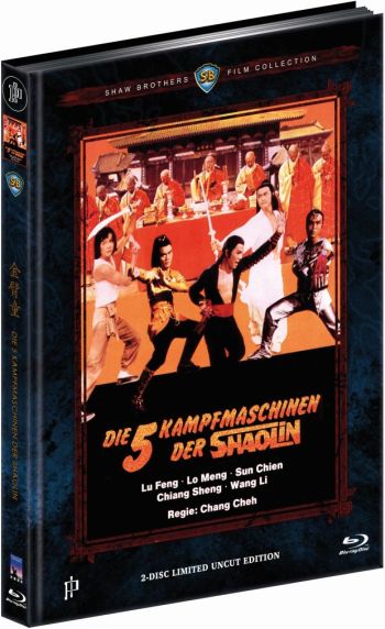 5 Kampfmaschinen der Shaolin, Die - Uncut Mediabook Edition (DVD-blu-ray) (B)