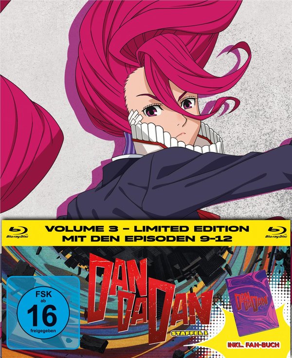 DAN DA DAN - Staffel 1, Volume 3 LTD. - Mit Fan-Buch  (Blu-ray Disc)
