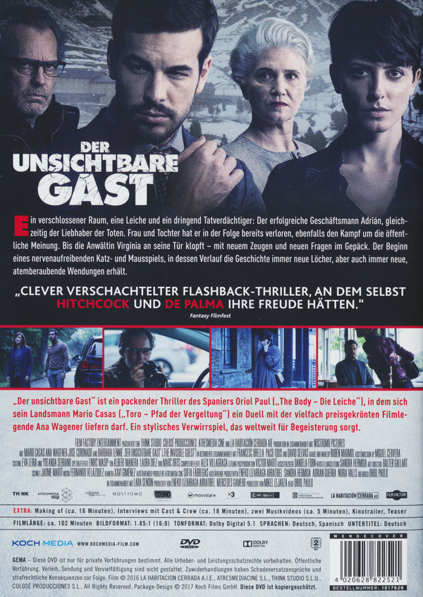 Der unsichtbare Gast  (DVD)