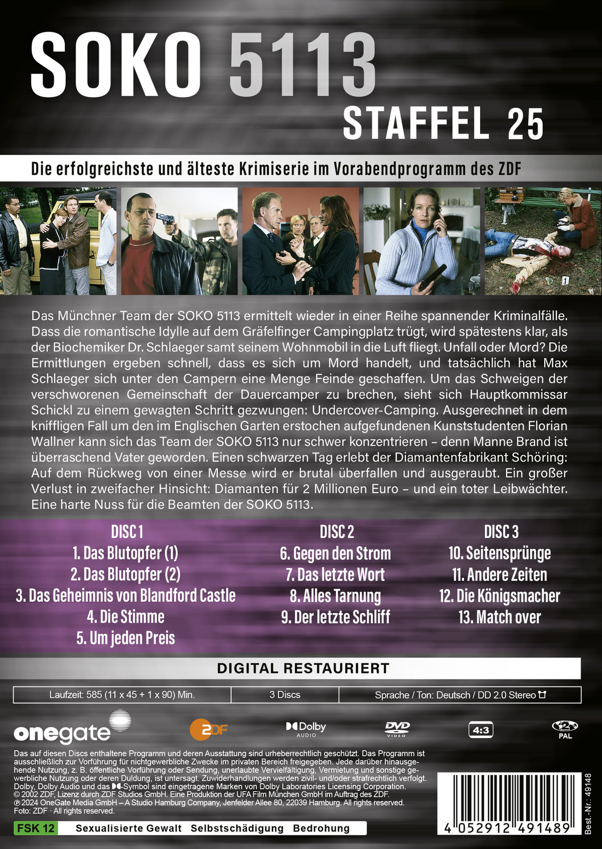 Soko 5113 - Staffel 25 [3 DVDs]  (DVD)