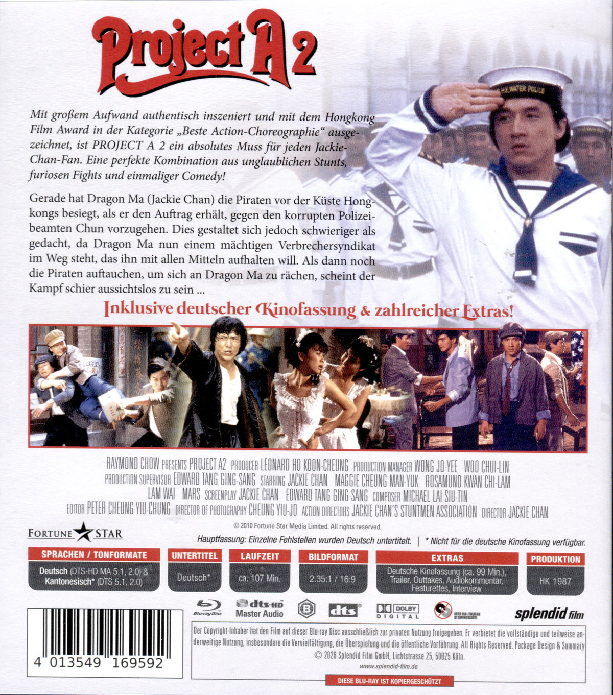 Project A 2 - Legacy Collection  (Blu-ray Disc)