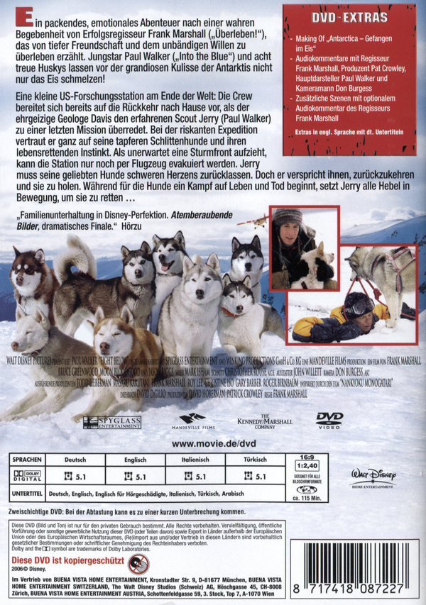 Antarctica - Gefangen im Eis  (DVD)