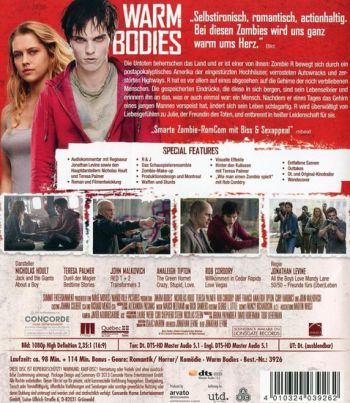 Warm Bodies (blu-ray)