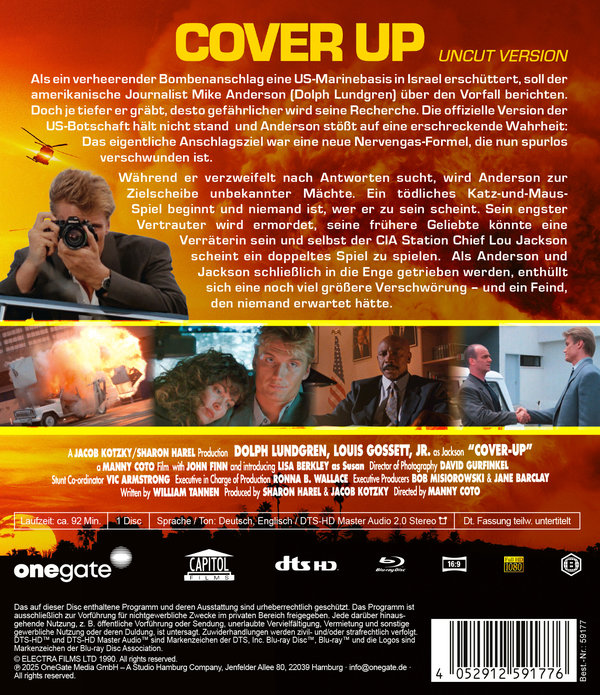 Cover Up (Uncut Version)  (Blu-ray Disc)