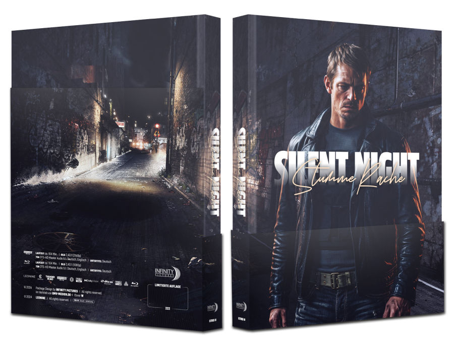 Silent Night - Stumme Rache - Uncut Mediabook Edition  (4K Ultra HD+blu-ray) (W)