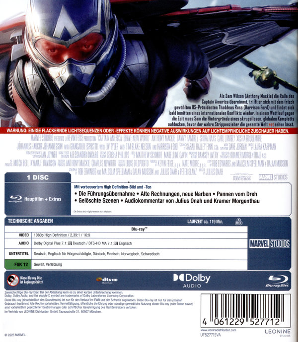Captain America - Brave New World  (Blu-ray Disc)