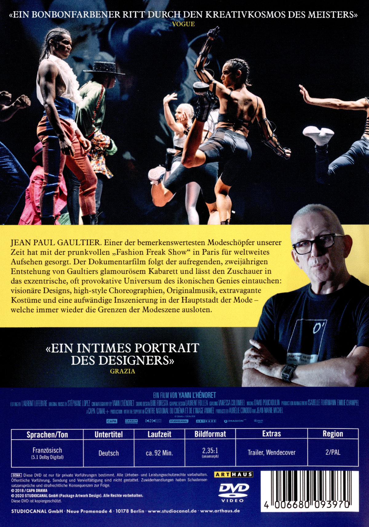 Jean Paul Gaultier - Freak & Chic  (DVD)