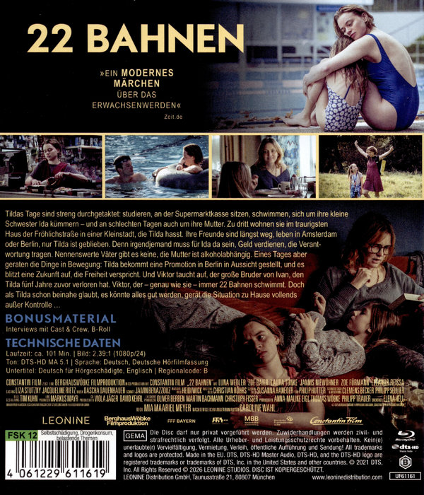 22 Bahnen  (Blu-ray Disc)