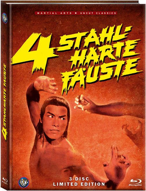 4 stahlharte Fäuste - Uncut Mediabook Edition (DVD+blu-ray)