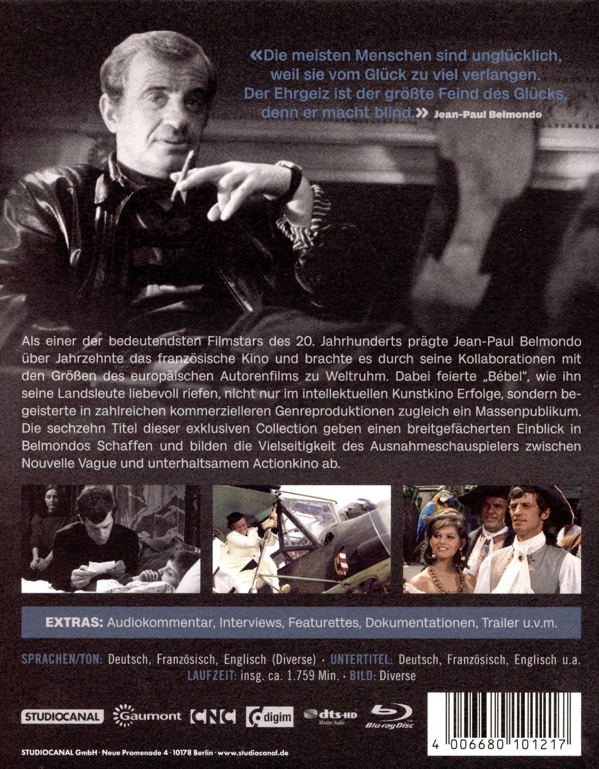 Jean-Paul Belmondo Collection  [16 BRs]  (Blu-ray Disc)