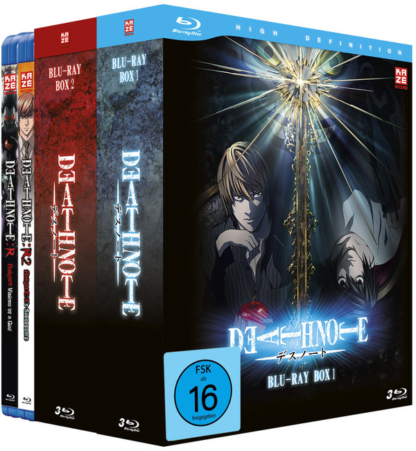 Death Note - Gesamtausgabe - Bundle - Vol.1-2 + Relight  [8 BRs]  (Blu-ray Disc)