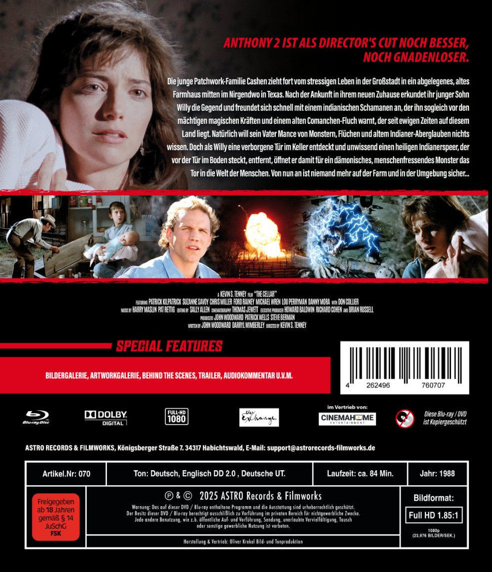 Anthony II - Die Bestie kehrt zurück - Uncut - Director's Cut  (Blu-ray Disc)