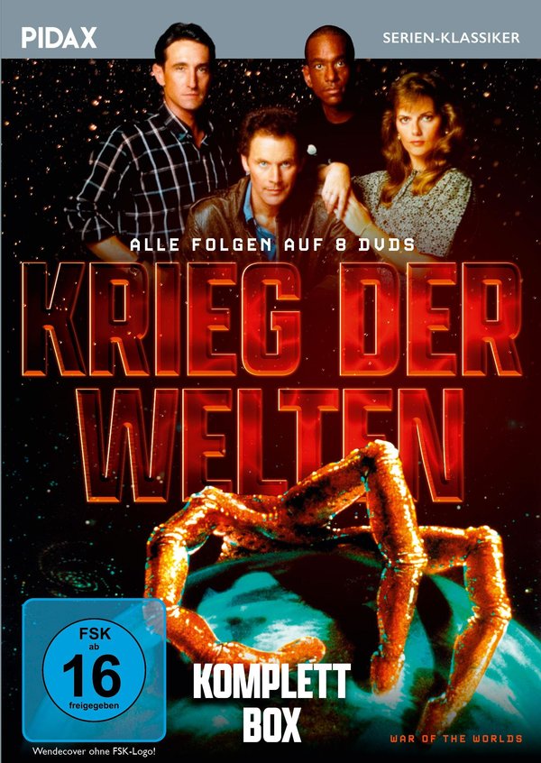 Krieg der Welten (War of the Worlds) - Komplettbox / Die komplette 43-teilige Science-Fiction-Serie nach dem Klassiker von H. G. Wells (Pidax Serien-Klassiker)  [8 DVDs]  (DVD)