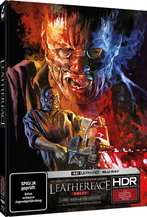 Leatherface - Uncut Mediabook Edition (4K Ultra HD+blu-ray)