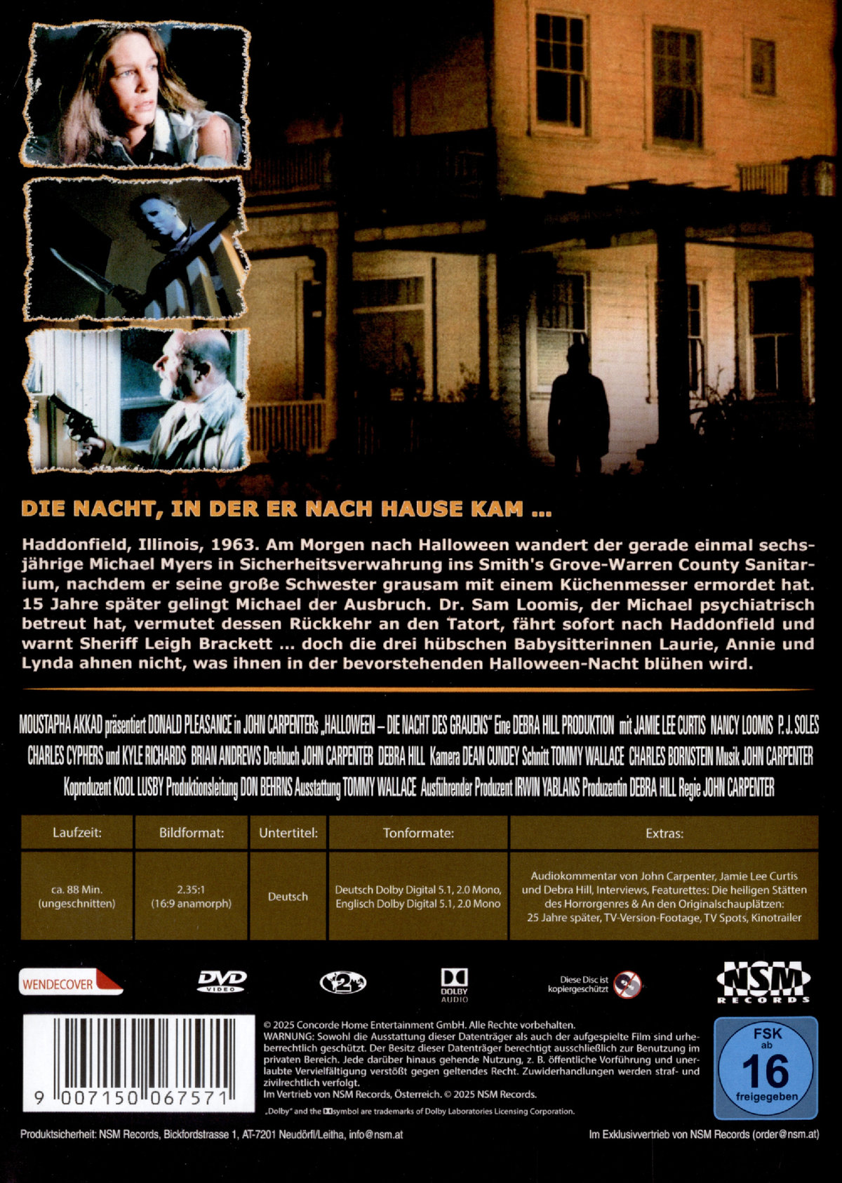 Halloween - Die Nacht des Grauens  (DVD)